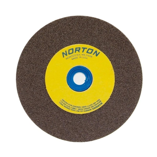 Norton Co Bench & Pedestal Wheel, Standard, Aluminum Oxide, Size: 5 x 3/4 x 1 Medium, Max RPM: 4965 076607-88210 - main